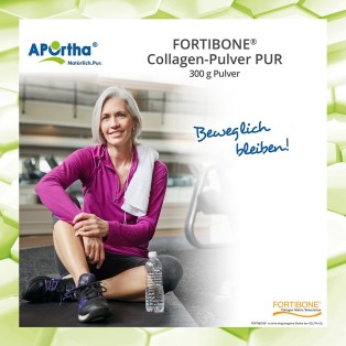 FORTIBONE® B (Rind) Collagen-Pulver PUR - 300 g Pulver - Dose