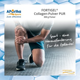 APOrtha® Sports FORTIGEL® B (Rind) Collagen-Pulver PUR - 300 g Pulver